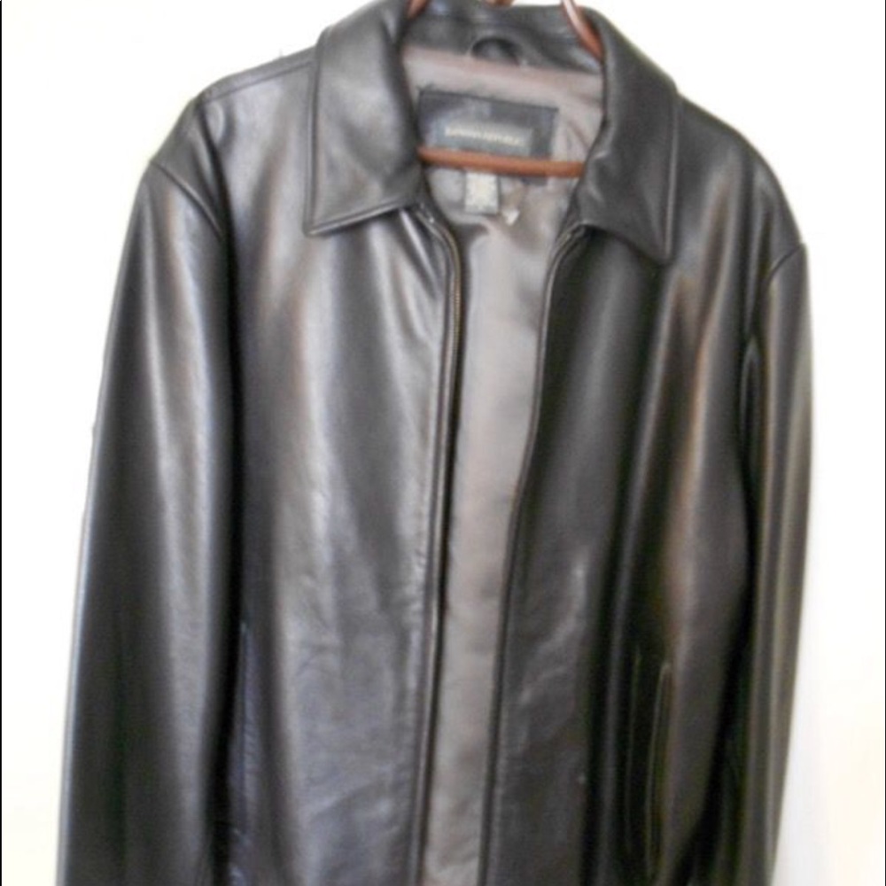 New Mint Men's Banana Republic Leather Jacket